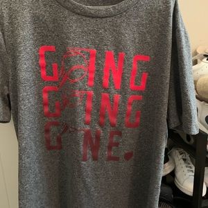 Two dry fit baseball shirts